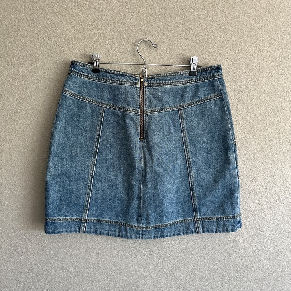 CAbi Blue Denim Mini Skirt - Picture 4 of 11